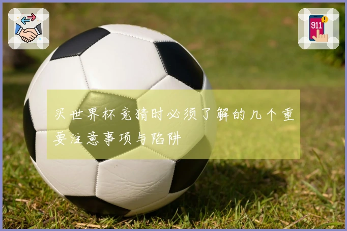 买世界杯竞猜时必须了解的几个重要注意事项与陷阱