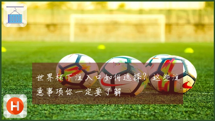 世界杯下注入口如何选择？这些注意事项你一定要了解